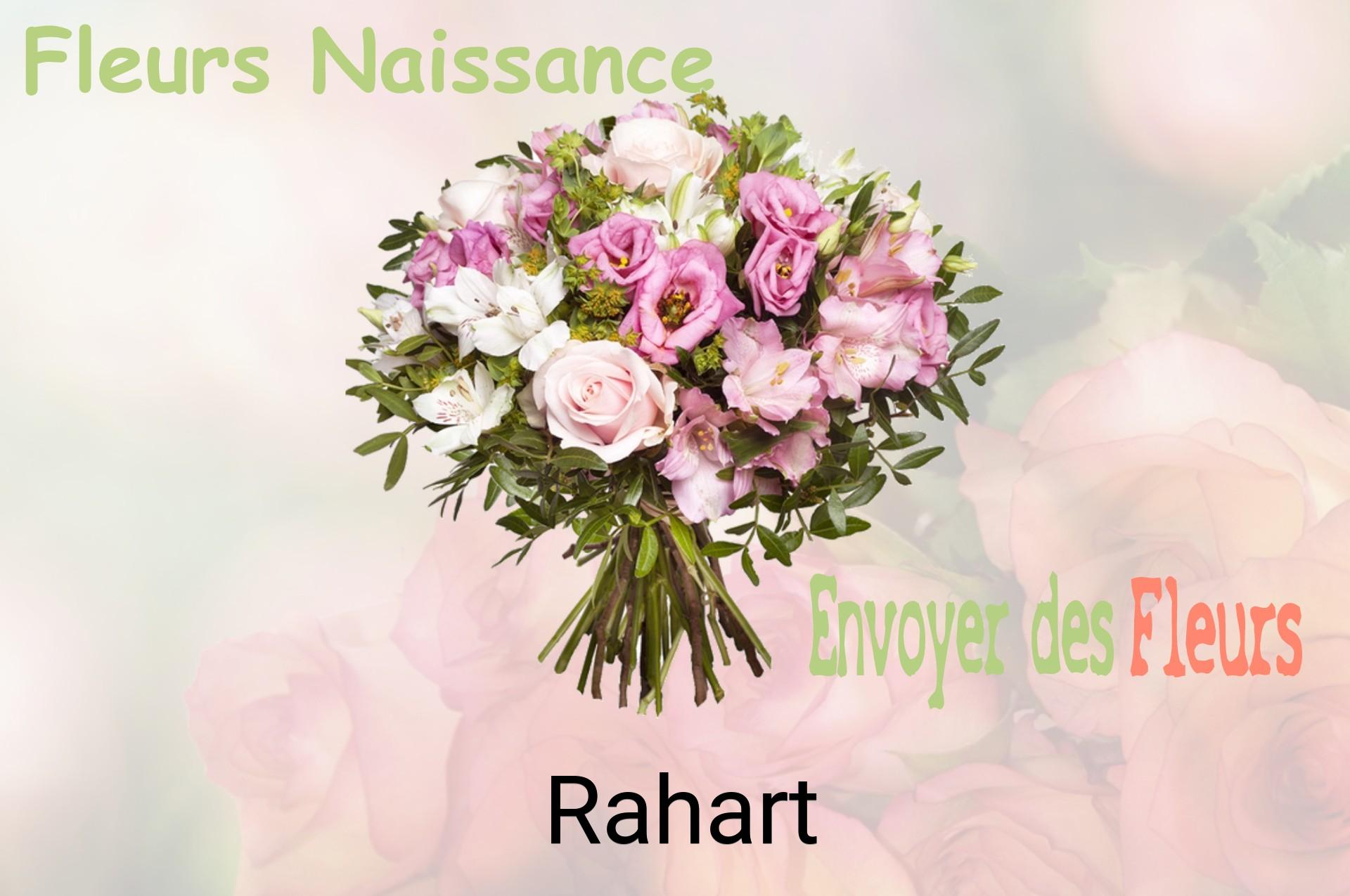 Bouquet de fleurs de naissance livré à Rahart